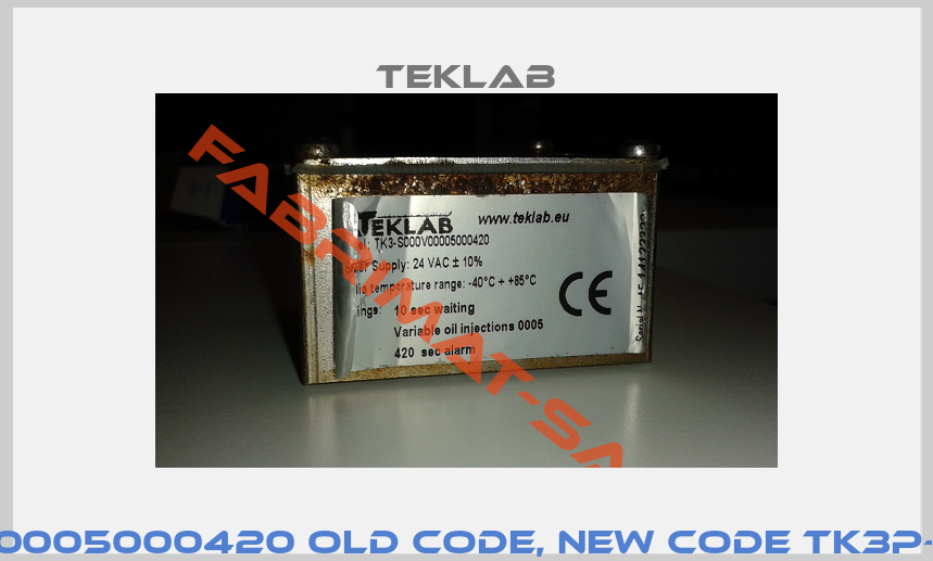 TK3-S000V00005000420 old code, new code TK3P-000AC00-09-0
