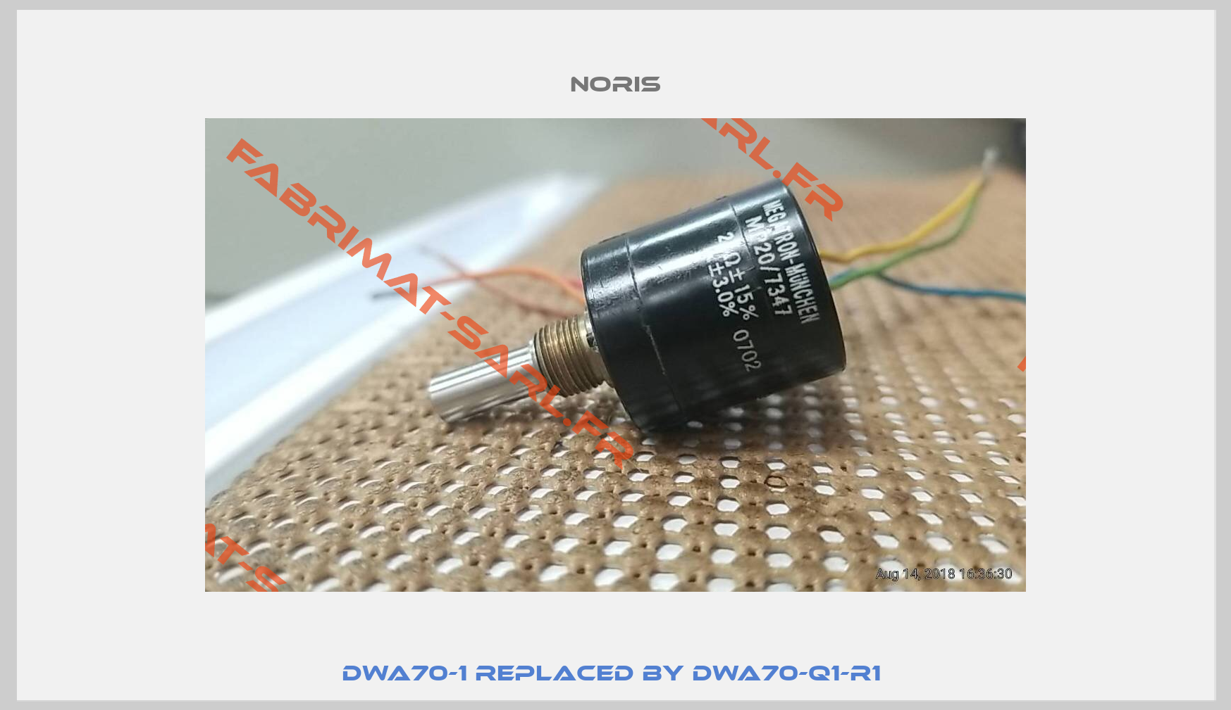 DWA70-1 REPLACED BY DWA70-Q1-R1 -7